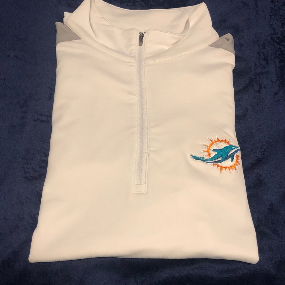 Antigua Miami Dolphins Quarter-Zip
